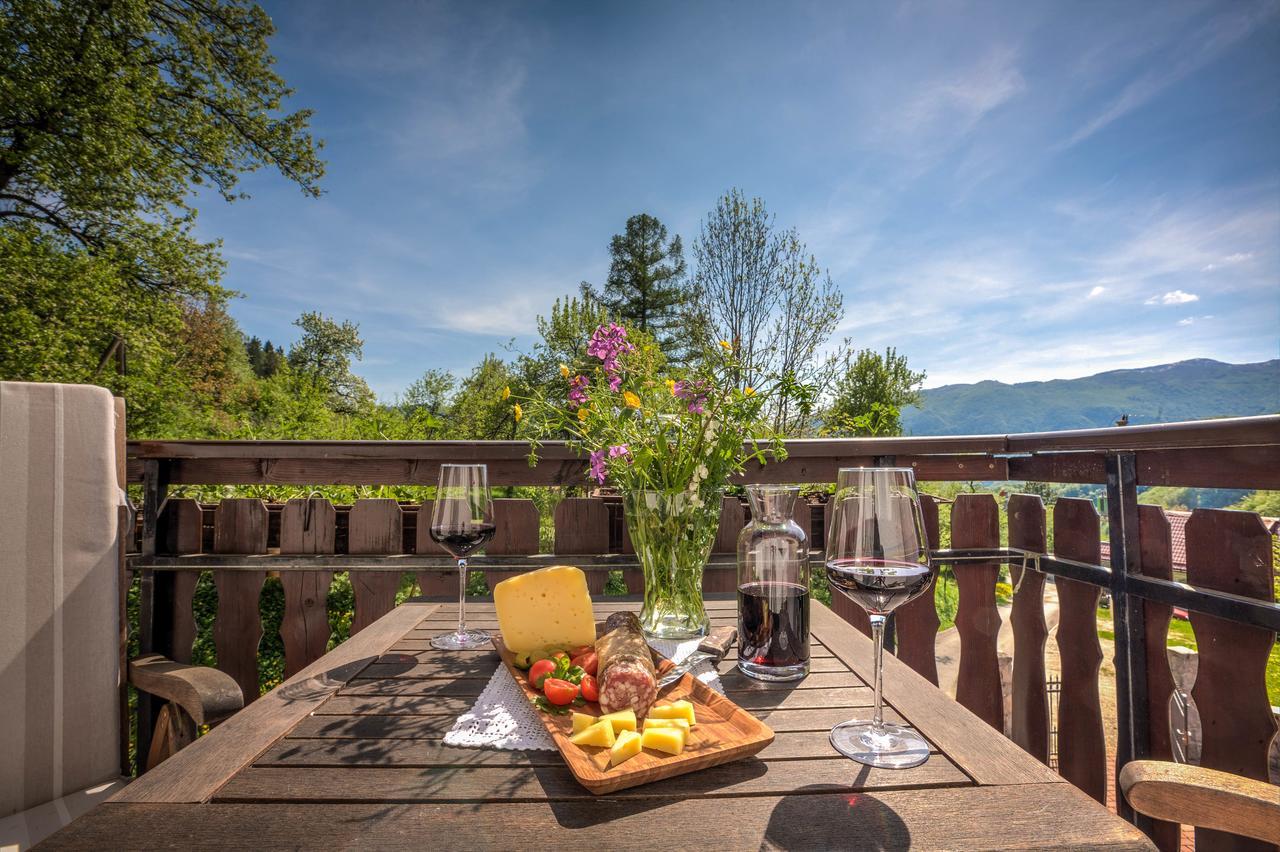 Вилла Tourist Farm Kranjc Кобарид Экстерьер фото